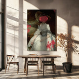 Renaissance Red Splash - Altered Art Poster och Canvastavla