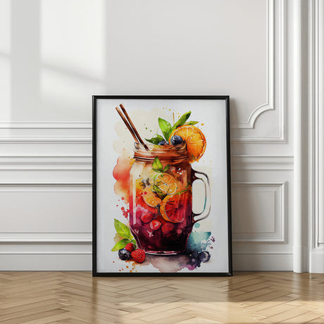 Drinks cocktail Poster och Canvastavla
