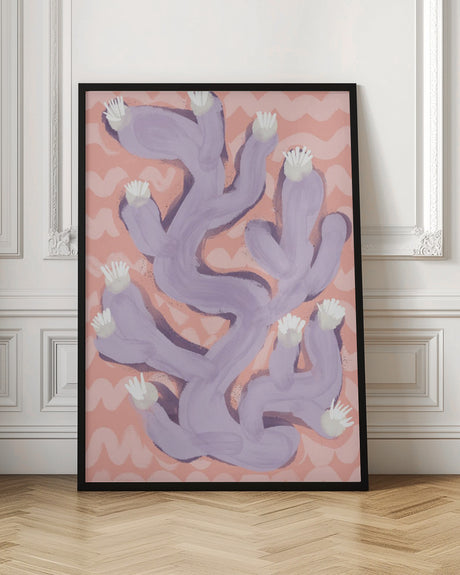 Purple Coral Poster och Canvastavla