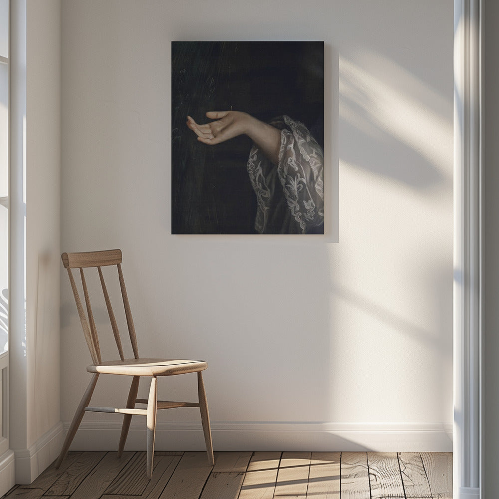 Detail Of Woman / Oil Painting Poster och Canvastavla