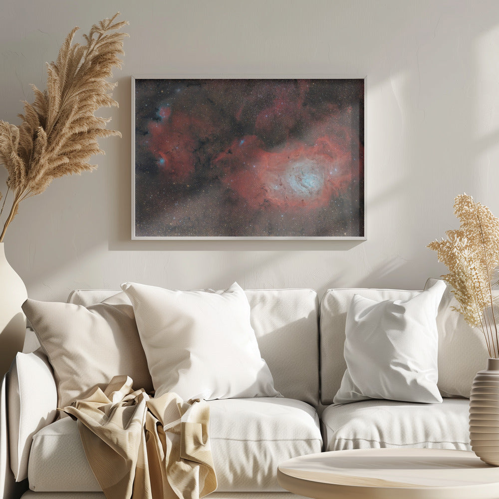 Lagoon Nebula Poster och Canvastavla