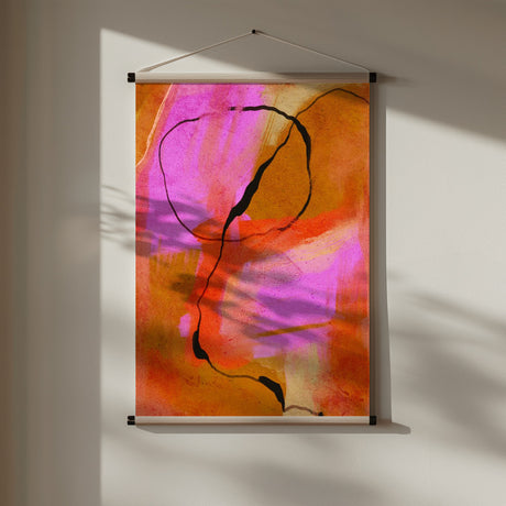 Circle And Line Poster och Canvastavla