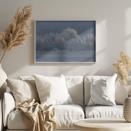 Autumn and winter in close proximity Poster och Canvastavla