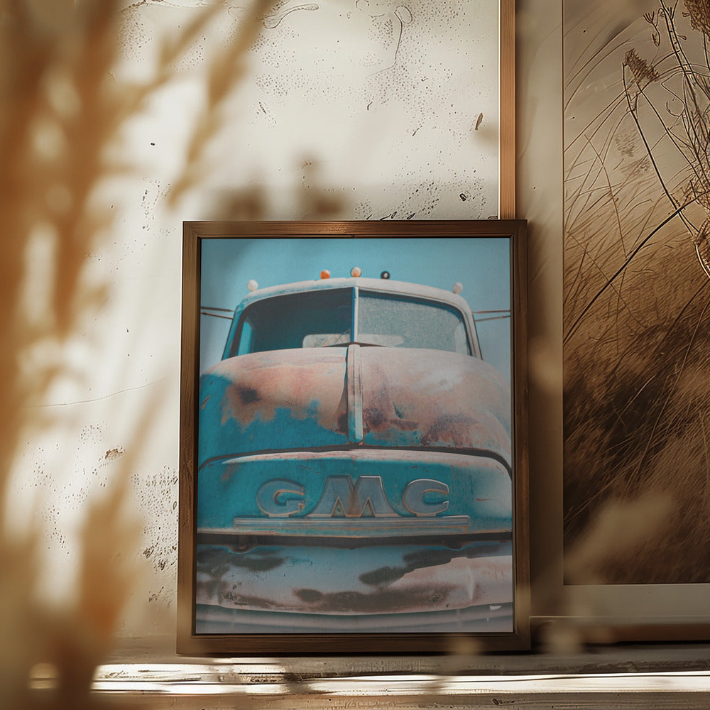 Vintage Rusted GMC Truck Poster och Canvastavla