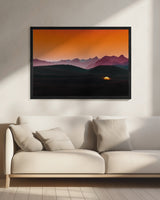 Octoberland4sunset 1(1) Poster och Canvastavla