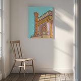Chicago Building (Pastel) Poster och Canvastavla