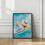Pool Lady Poster och Canvastavla
