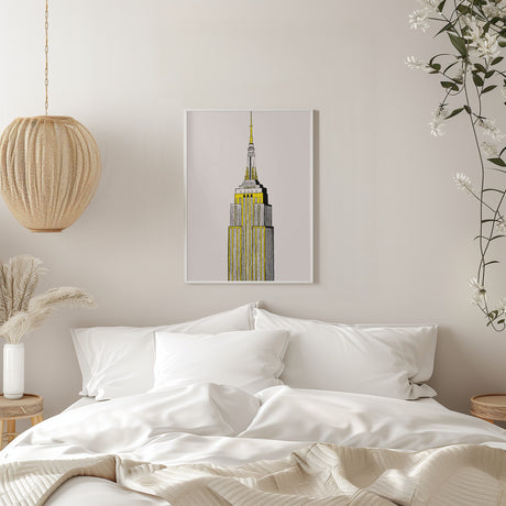New York Skyscraper (Taxi Cab) Poster och Canvastavla