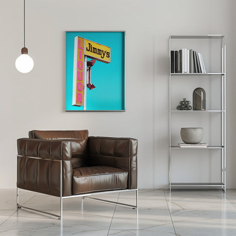 Jimmy's Liquor Sign Poster och Canvastavla