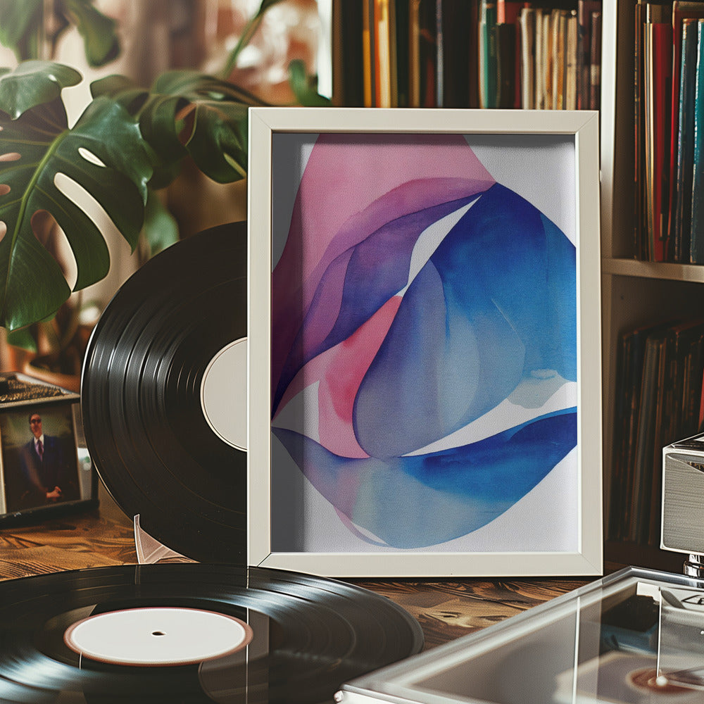 Nature Inspired Abstract Watercolor  (Day 109) Poster och Canvastavla
