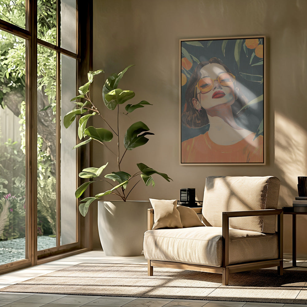 Under The Orange Tree Poster och Canvastavla
