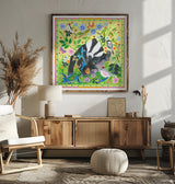 The Baby Badger Garden Poster och Canvastavla