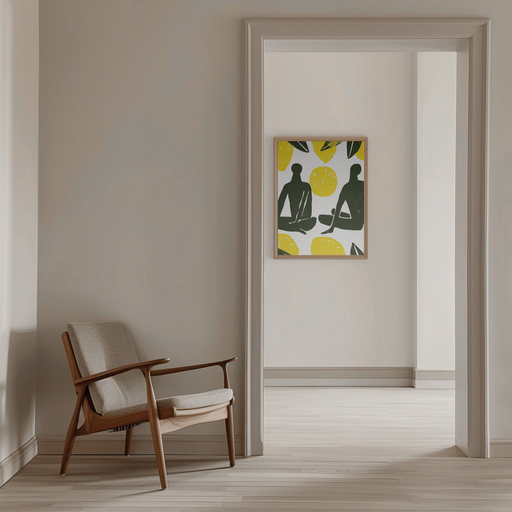 Lemon Day Poster och Canvastavla