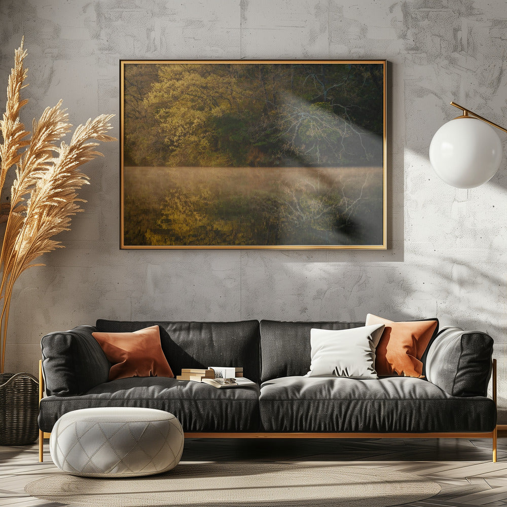Morning Pond Poster och Canvastavla