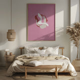 Pink Abstract Poster och Canvastavla