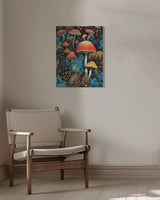 Nature 1 mushrooms Poster och Canvastavla