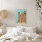 Chicago Building (Pastel) Poster och Canvastavla