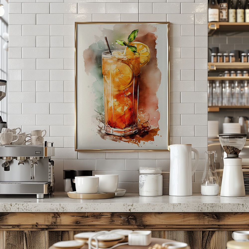 Drinks cocktail Poster och Canvastavla