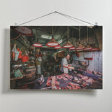 Fishmonger of HK Poster och Canvastavla