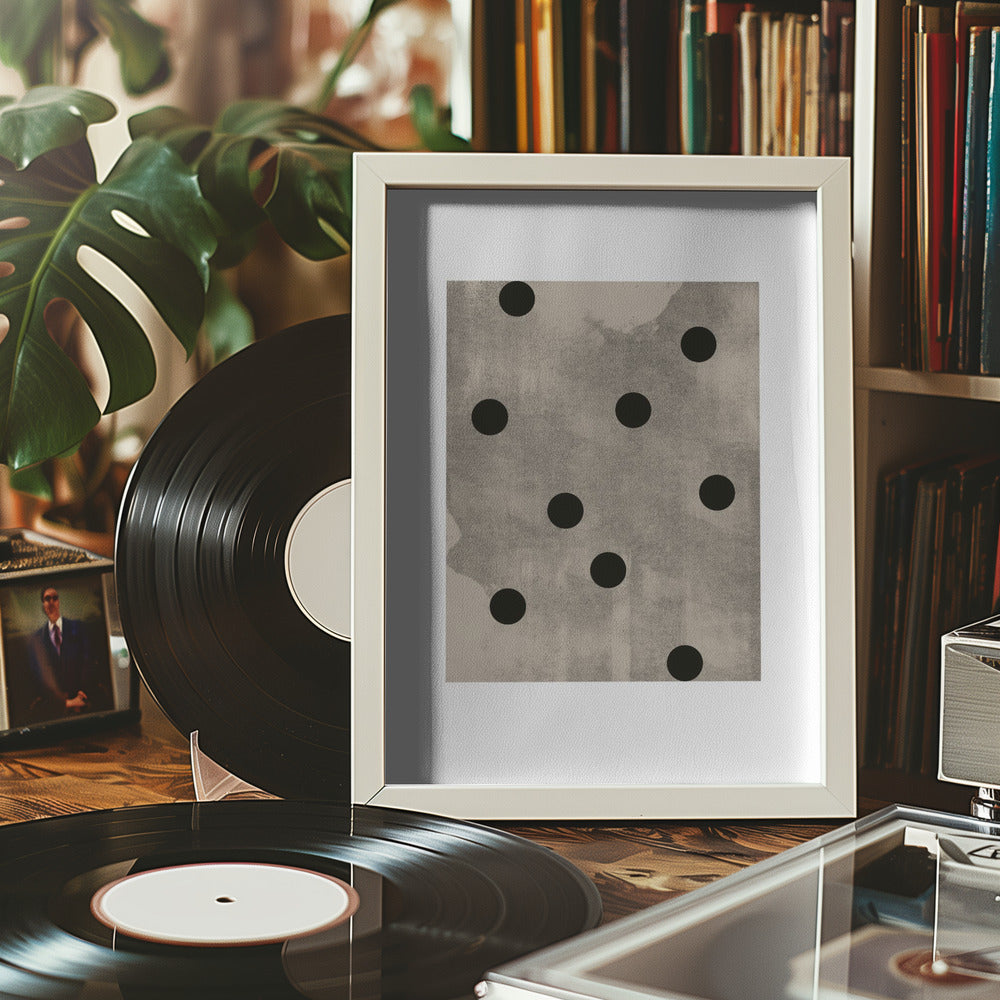 Retro Dots No.3 Poster och Canvastavla