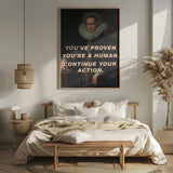 You've proven you're a human. Continue your action. Poster och Canvastavla