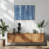 Blue Texture No 4 Poster och Canvastavla