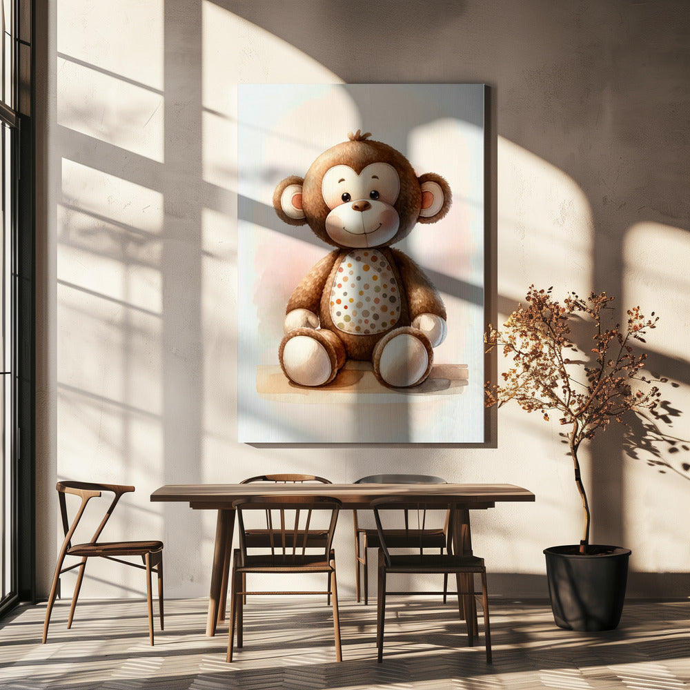 Monkey Poster och Canvastavla