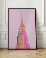 New York Skyscraper (Strawberry Mint) Poster och Canvastavla