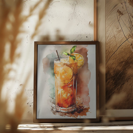 Drinks cocktail Poster och Canvastavla