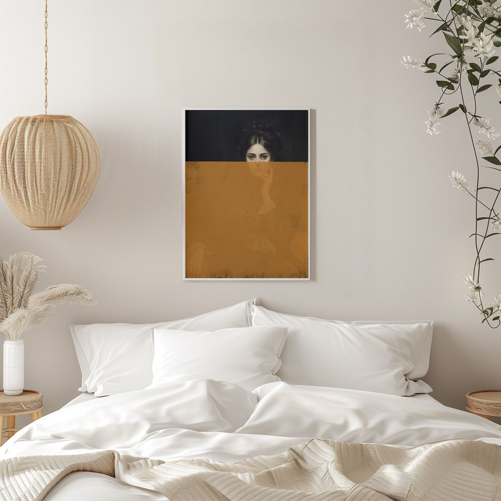 Altered Portrait of Woman Poster och Canvastavla