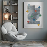 Retro Dots No2. Poster och Canvastavla