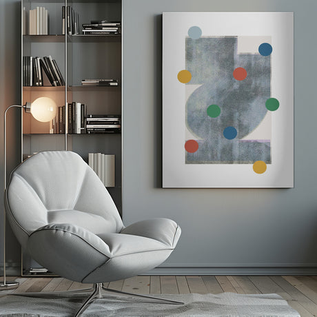 Retro Dots No2. Poster och Canvastavla
