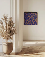 Purple Salmon Pattern 10 Stroke 1 Poster och Canvastavla