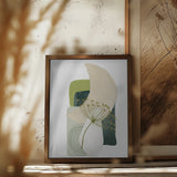 Green Shapes 2 Poster och Canvastavla