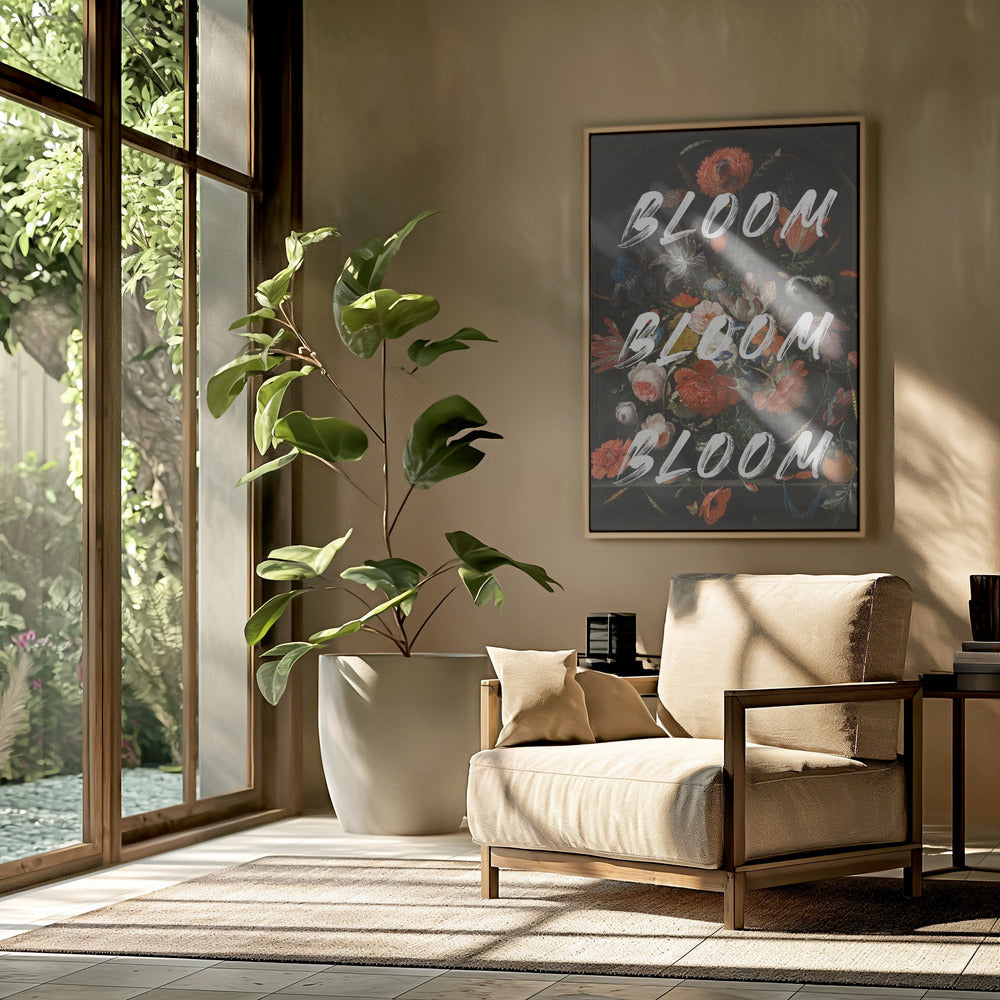 Bloom Vintage Flowers Poster och Canvastavla