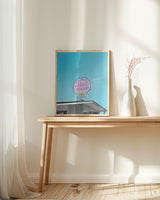 Shell Shop Vintage Sign Poster och Canvastavla
