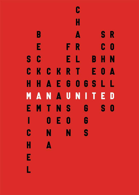 Man united poster manu