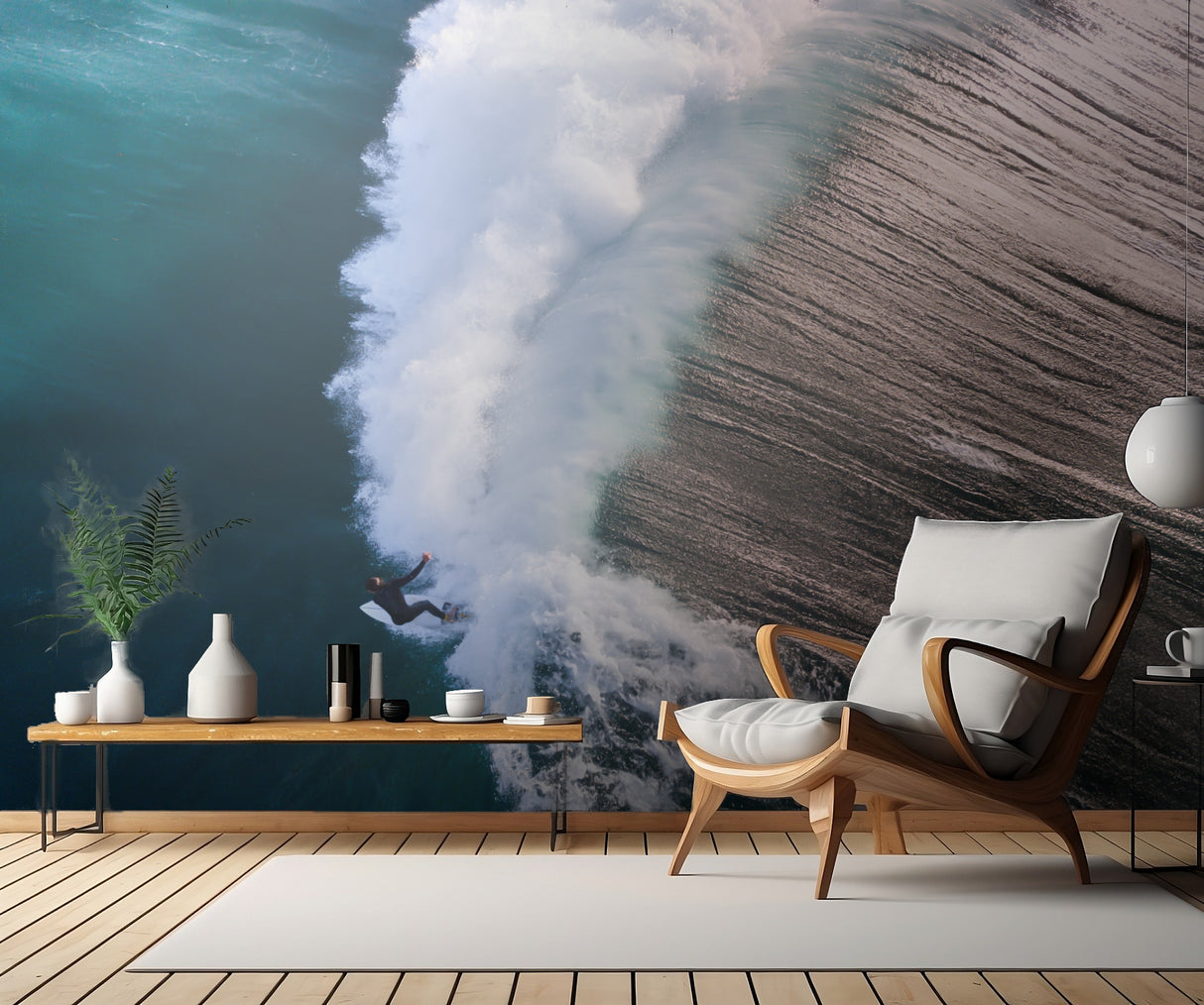 Wavy stripes Poster och Canvastavla