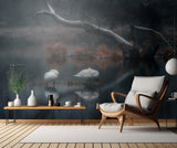 Sleeping swans Poster och Canvastavla