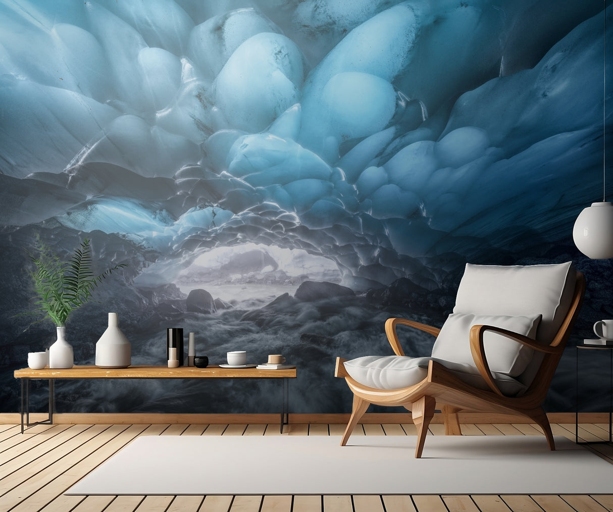 Two Ice Caves Poster och Canvastavla