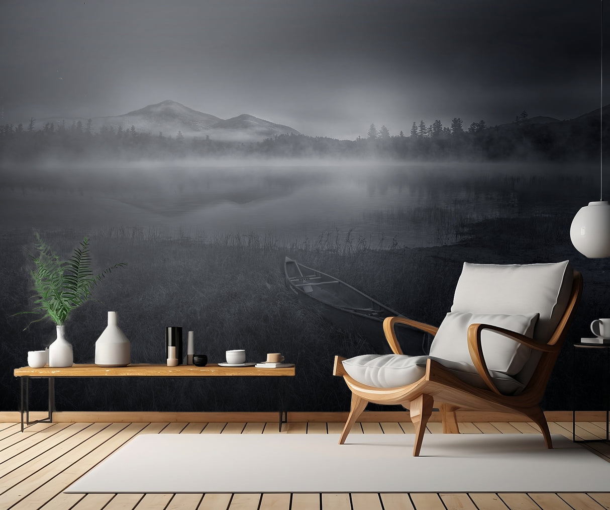 Morning Mist Poster och Canvastavla