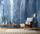 Blue Texture No 4 Poster och Canvastavla
