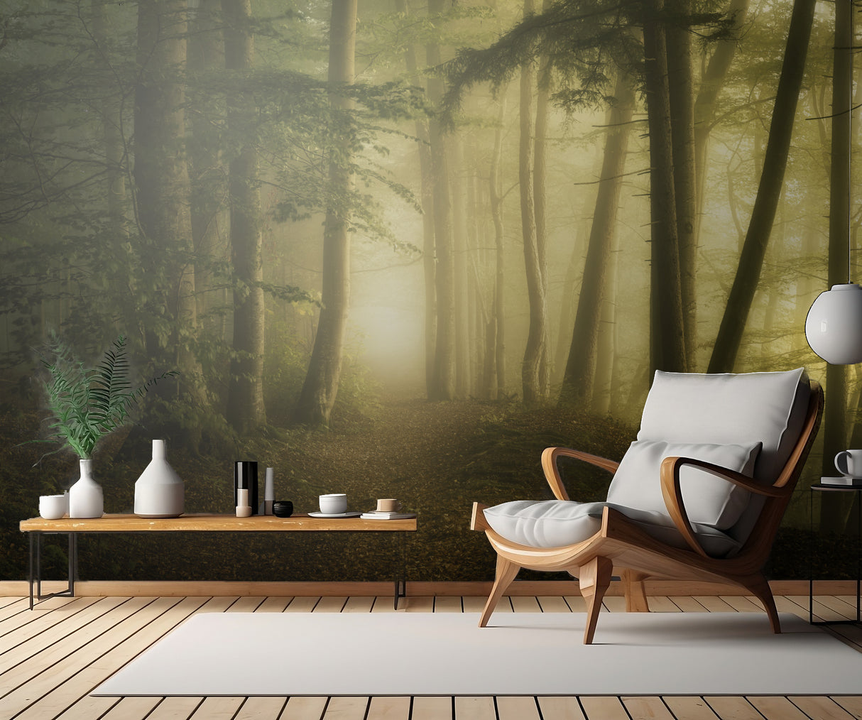 Mysterious spring morning Poster och Canvastavla