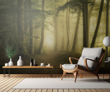 Mysterious spring morning Poster och Canvastavla