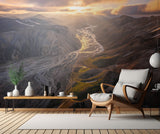 Golden hour (Iceland Highland Mountain View) Poster och Canvastavla