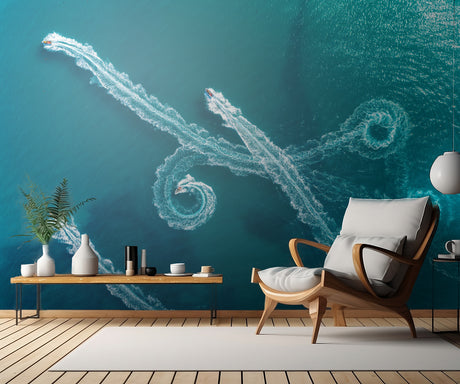 Lines and circles Poster och Canvastavla