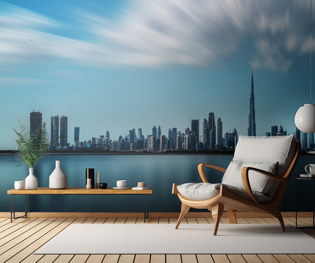 Blue Dubai Poster och Canvastavla
