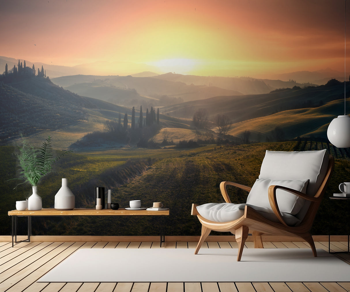 Val d'Orcia in the morning Poster och Canvastavla