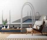 Pool Stairs Poster och Canvastavla