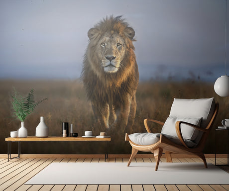 Lion Close Up Poster och Canvastavla